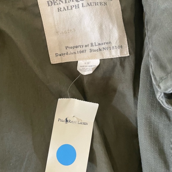 NWT Denim & Supply Ralph Lauren Native American Green Military Jacket women’s M - Picture 3 of 8